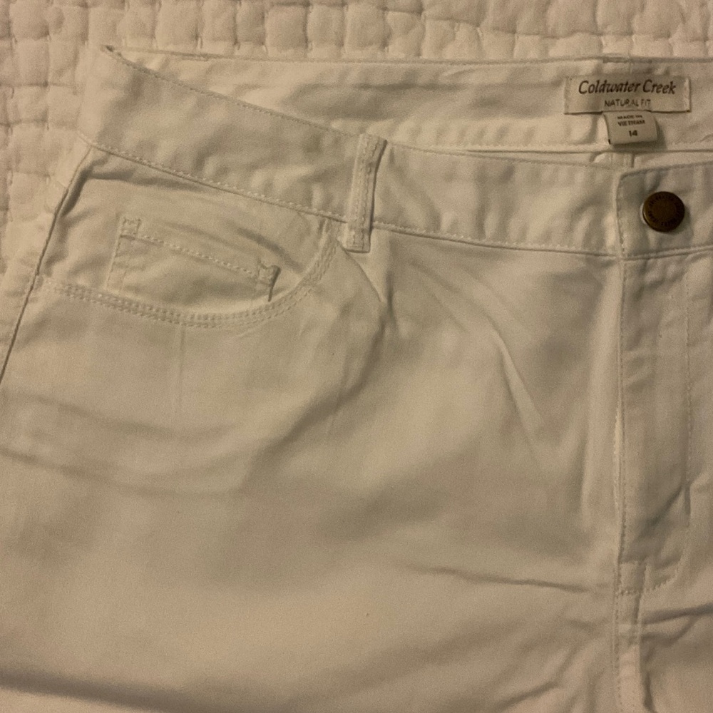 Coldwater Creek Crisp White Shorts